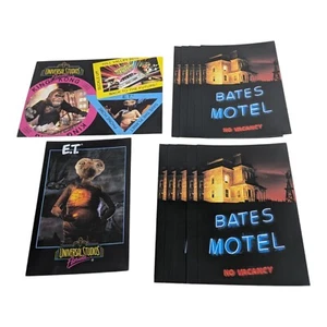 Universal Studios Florida Bates Motel ET Postcards Unused 1990s 12pc - Picture 1 of 6