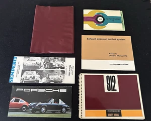 1968 1969 Porsche 912 Owner's Manual Orig Driver Service Catalog Book Case 911 - Picture 1 of 24