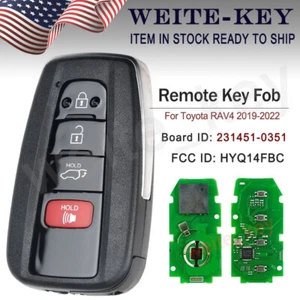 For Toyota RAV4 2019 2020 2021 2022 Smart Remote Key Fob HYQ14FBC 231451-0351 - Picture 1 of 6