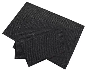 Schmutzfangmatte schwarz - 80 x 120 cm - Fußmatte Fußabtreter Türmatte Außen - Bild 1 von 2