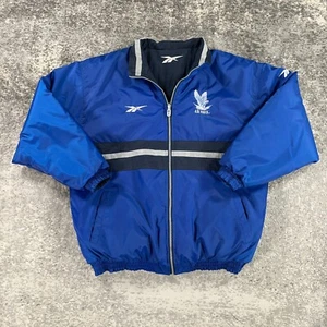 Vintage Air Force Falcons Reversible Jacket Mens XL Blue Reebok 90s Logo NCAA - Picture 1 of 16
