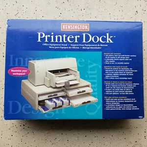 NEW Kensington Printer Dock Stand 60041 Stores Paper, Saves Space! NIB - Picture 1 of 9