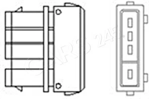 Sonda lambda para ŠKODA VW Felicia I Combi Pick-Up II Caddy II Mk 94-02 6U0906265C - Imagen 1 de 1
