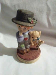 Vintage Jesus Gave Me A New Heart 1988 Debbie Bell Jarrett Enesco Figurine - Picture 1 of 8