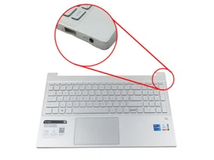 HP PAVILION 15-EG KEYBOARD PALMREST TOUCHPAD ASSEMBLY N02055-001 *DENT ON PORT* - Bild 1 von 2