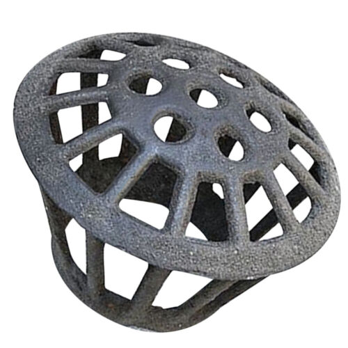 Cast Iron Floor Drain Strainer Cover Guard Leaf Downspout-TB
