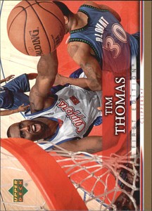 2007-08 Upper Deck First Edition Gold Clippers Basketball Card #40 Tim Thomas