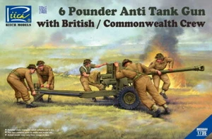 Riich Models RV35044 1/35 6 Pounder Anti Tank Gun with British/Commonwealth Crew - Picture 1 of 1