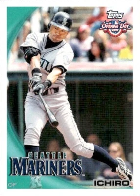 2010 Topps Opening Day #56 Ichiro Suzuki Seattle Mariners Baseball - Image 1 of 2