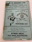 16/1/1954 Headington United (Oxford) v Worcester City