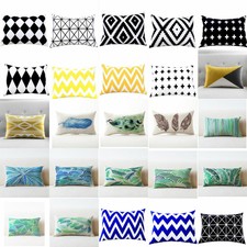 Pillows Cover Geometric Throw Home Case Cushion Decor Cushions Pillow Rectangle