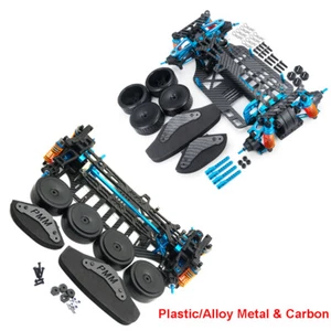 AXSPEED 1:10 RC Kunststoff / Metall Rennwagen Rahmen-Kit Für TAMIYA TT01 TT-01 - Picture 1 of 14