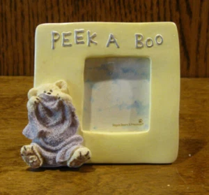 Boyds Mini Frame #277101 PLAYFUL"PEEK A BOO", NEW/Box, holds 1.25" pic - Picture 1 of 1