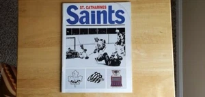 St Catherines Saints Rochester Americans program 3 28 1985 Leafs Sabres AHL - Picture 1 of 5