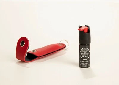 Police Magnum OC-17 Pepper Spray 0.5 oz Canister, Key Ring + Carry Case SALE!