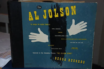 AL JOLSON "Songs he made famous" 4 x 10" for UK 78 album set DECCA A-469 BOOKLET - Image 1 of 4