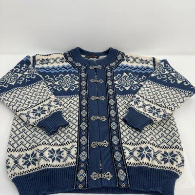 Suéter Nordstrikk Para Mujer XS Azul Lana Cárdigan Cierres de Peltre Hecho en Noruega Foto 1 de 4