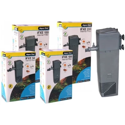 Aquarium IFXE Internal Filter Aqua One Submersible Flow Fish Tank & Suction Cups - Image 1 of 4