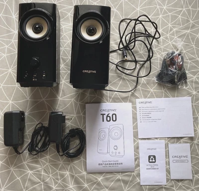 Creative T-60 Desktop Speakers - Image 1 of 4