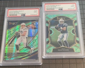 PSA 9 MINT (Lot 2) PHILIP RIVERS Panini Prizm DRAGON SCALE PRIZM  #/67 #/88 - Picture 1 of 9