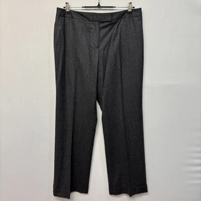 Pantalones de vestir de lana Brooks Brothers para mujer talla 14 Vitale Barberis Canonico C042-10 Foto 1 de 4