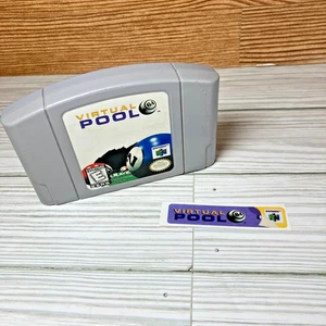 Virtual Pool 64, Nintendo 64 (N64) Cartridge, Working, Authentic with Label - Picture 1 of 4