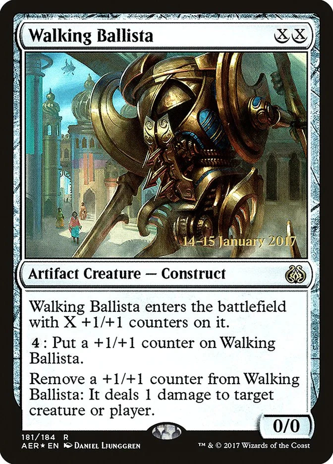 Walking Ballista [Aether Revolt Prerelease Promos] Magic MTG - Image 1 of 1