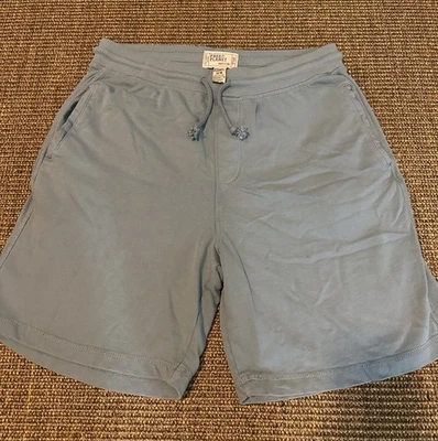 Free Planet Sweatshorts Mens Sz 32/M Teal Drawstring Waist Slash Pockets - Image 1 of 4