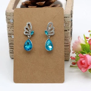 50pcs Earrings and Necklace Display Earring Package Hang Tag Cards Cardboard Nm - Picture 1 of 15