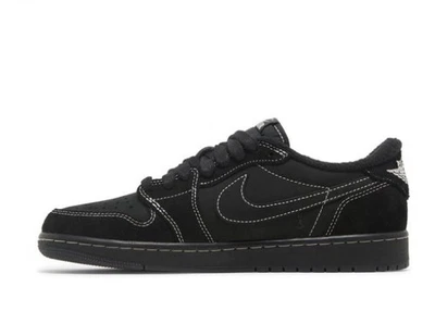 Size 10.5 - Jordan 1 Retro Low OG SP x Travis Scott Black Phantom - Image 1 of 4