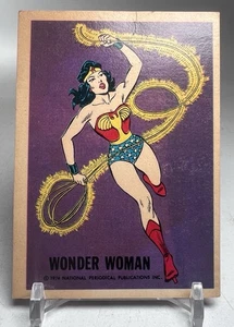 Tarjeta coleccionable Warner Bros National Periódical Wonder Bread 1974 - Wonder Woman C - Imagen 1 de 2
