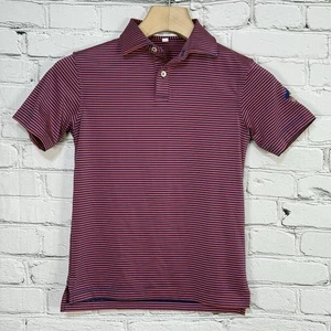 Peter Millar Summer Comfort Golf Polo Shirt Youth Boys S 7-8 North Ridge CC - Picture 1 of 15