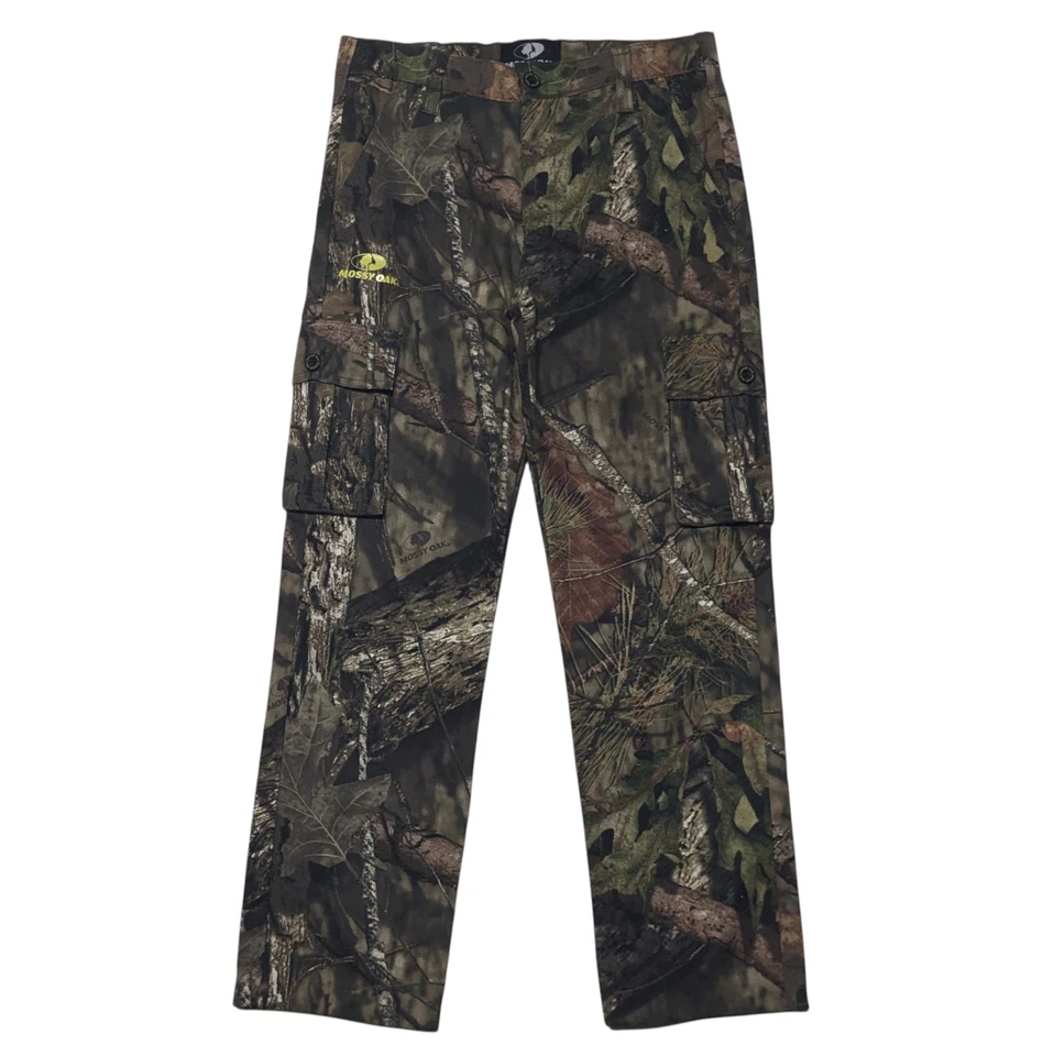 Mossy Oak Camo Cargo Pants Youth Boys Size 18 XXL 30x29 Hunting Outdoor EUC - Image 1 of 4