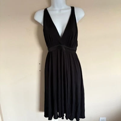 Women's Marciano Black V-Neck Halter Sleeveless Dress S - Image 1 of 4