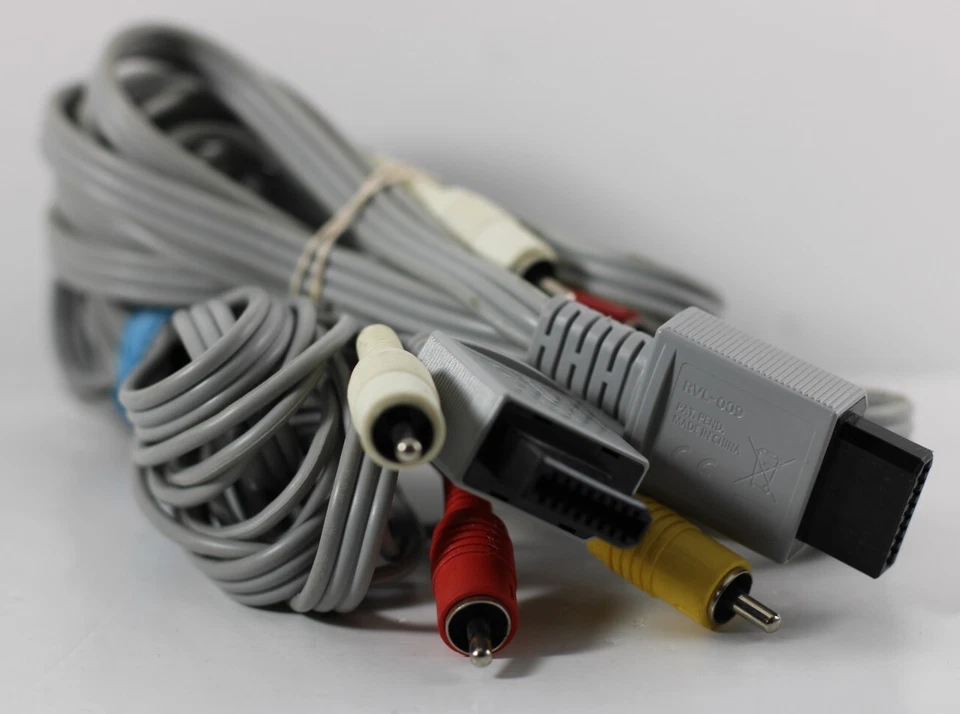 Nintendo Wii AV Video Cable RCA Cable RVL-009 OEM Original Authentic - Image 1 of 3