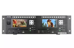 DVD-600MK3 DVD-Player Dual DVD/USB/SD Player Audio Video Player 2HE Rack - Bild 1 von 4