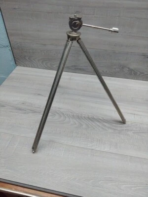 Bilora Stabilo 701 tripod stand. 16"-48" Tall. Made In Germany. Komine Top Part. - Image 1 of 4