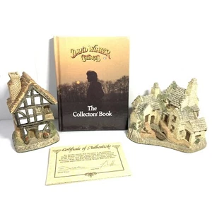 VINTAGE 2 pc DAVID WINTERS LOT Spinners Cottage FISHERMANS WHARF Collector's BK - Picture 1 of 12