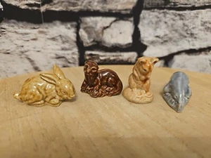 Wade Whimsies Porcelain Figurines Miniatures Animals - Picture 1 of 9