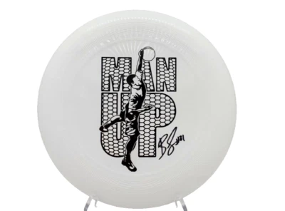 Brodie Smith Signed Autographed Ultimate Frisbee Disc "MAN UP" - Image 1 of 3