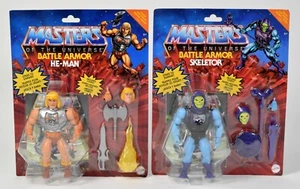 Masters of the Universe Mattel, Battle Armor He-Man + Skeletor, embalaje original, nuevo - Imagen 1 de 3