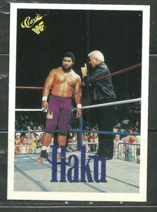1990 CLASSIC WWF WWE WRESTLING HAKU #135 - Picture 1 of 2