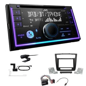 JVC KW-DB95BT Autoradio Bluetooth DAB für BMW 1er automatische Klima ohne Canbus - Bild 1 von 6