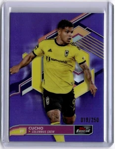 Cucho 2023 Topps Finest MLS Purple Refractor #69 #019/250 Columbus Crew - Picture 1 of 2