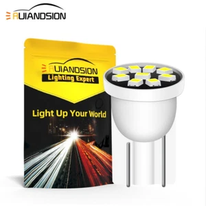 Ruiandsion T10 LED Bulb Car Interior Light W5W Car Door Light 6V/12V/24V White - Foto 1 di 10
