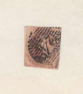 BELGIEN (MK5687) # 8 Sehr schön gebraucht 40c 1851-54 KÖNIG LEOPOLD I/KARMINROSE CV 110 $ - Bild 1 von 1