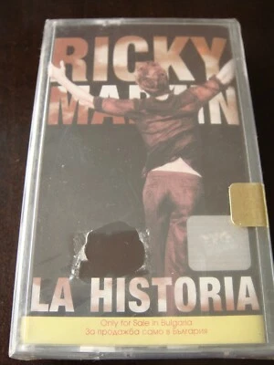 Ricky Martin - La Historia - AUDIO CASSETTE TAPE, New, Sealed, BG Pressing, Rare - Image 1 of 3
