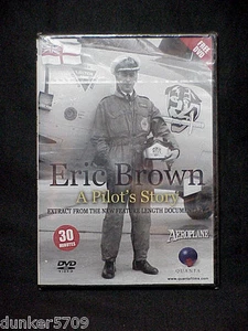 ERIC BROWN A PILOT'S STORY AEROPLANE SAMPLE EXTRACT APPROX 30 MIN DVD NR - Imagen 1 de 2