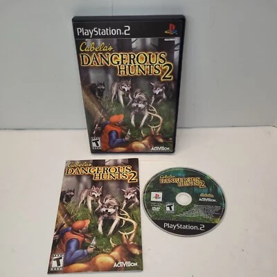 Cabela's Dangerous Hunts 2 PlayStation 2, 2005 Complete with Manual - Image 1 of 4