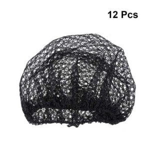 12 Pcs Hair Net Cap for Safety Hairnets Nurse Women's Wrapping Mesh - Picture 1 of 12
